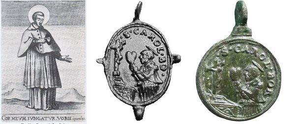 Las  MEDALLAS de San CARLOS BORROMEO. SIGLOS XVI- XVII- XVIII. Apuntes iconográficos. Ofreci10