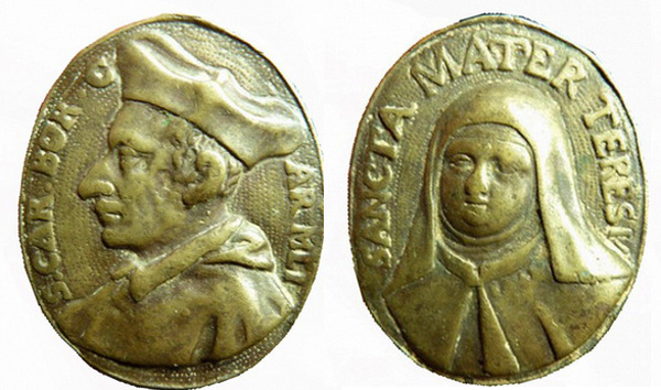 Las  MEDALLAS de San CARLOS BORROMEO. SIGLOS XVI- XVII- XVIII. Apuntes iconográficos. Teresa10