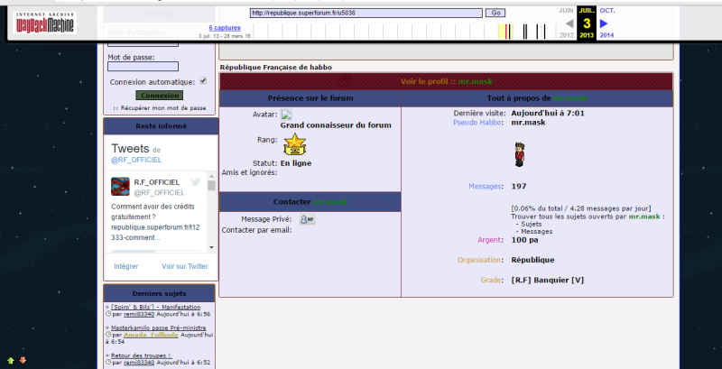 Marty!! Le Forum de la RF retourne dans le passé! 123