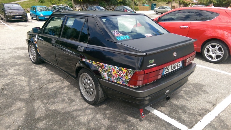 Alfa 75 préparée route Imag1510