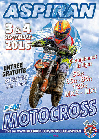 Motocross de ligue Languedoc roussillon Aspiran