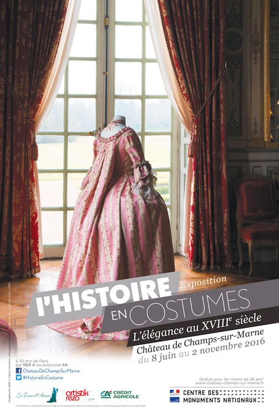 Château de Champs-sur-Marne : exposition "Histoire en costumes, l'élégance au XVIIIè siècle 626-ch10
