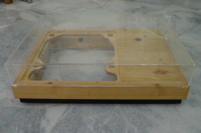 Custom made plinth for Lenco L70 / L75 (Used) SOLD P1120421