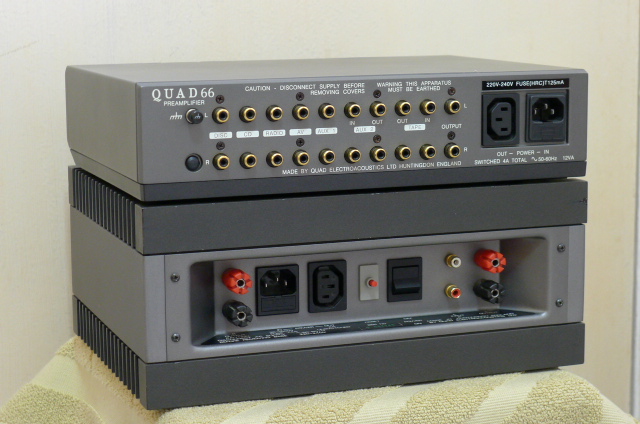 QUAD 66 Preamplifier and QUAD 606 Power Amplifier (Used) SOLD P1120550