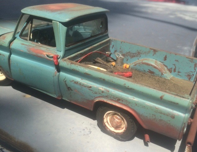 64 Chevy junkyard pickup.  Img_0323