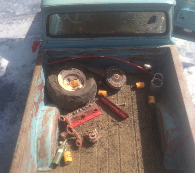 64 Chevy junkyard pickup.  Img_0325