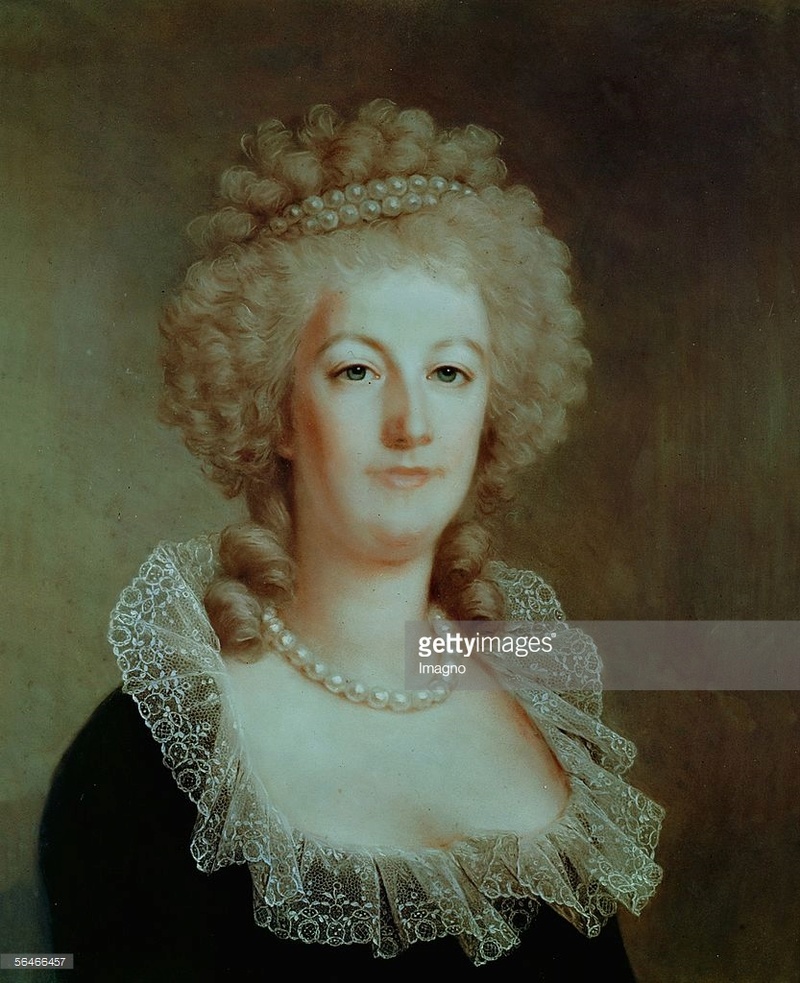 La reine aux Tuileries en 1791 Zlecl10