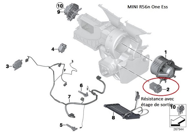 [ Mini one ess an 2012 ] Problème ventilation de clim 64_min11