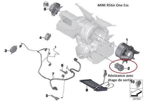 Mini one ess an 2012 ] Problème ventilation de clim