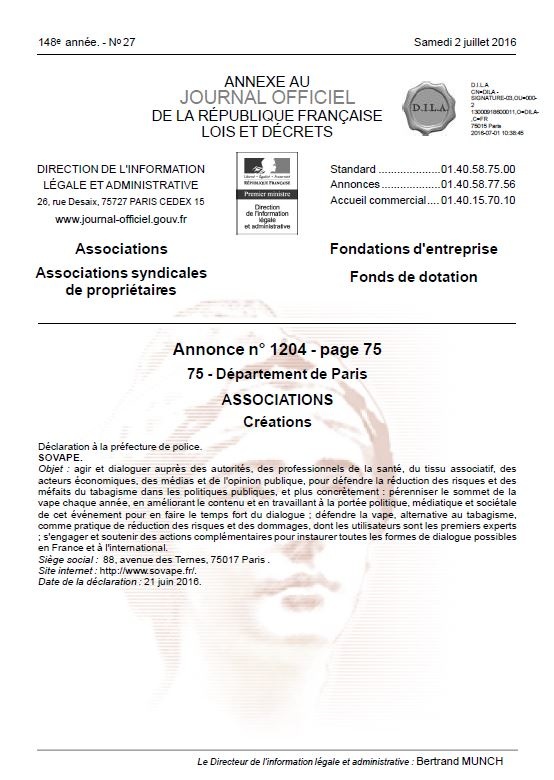 hashtag - Une nouvelle association française pour la vape : la SOVAPE - Page 2 Ob_6a710