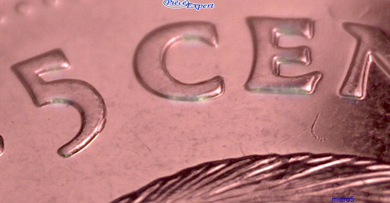 2015 - Éclat de Coin sur le 5 de Cents (Die Chip on 5) Cpe_im77