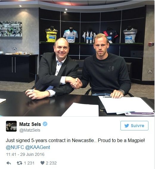 Matz Sels à Newcastle, son successeur à Gand sera un international suédois  Captur11