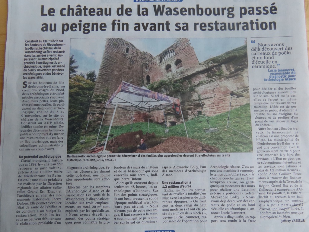 Château et maison alsacienne, DNA jeudi 9 novembre 2023. Img21263
