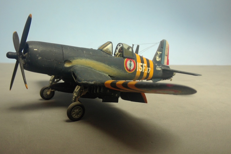 [IPMS/HASEGAWA] VOUGHT F4U-7 CORSAIR Flottille 15F Opération MOUSQUETAIRE SUEZ 1956 Réf TRANSKIT n°1 Ipms-h23