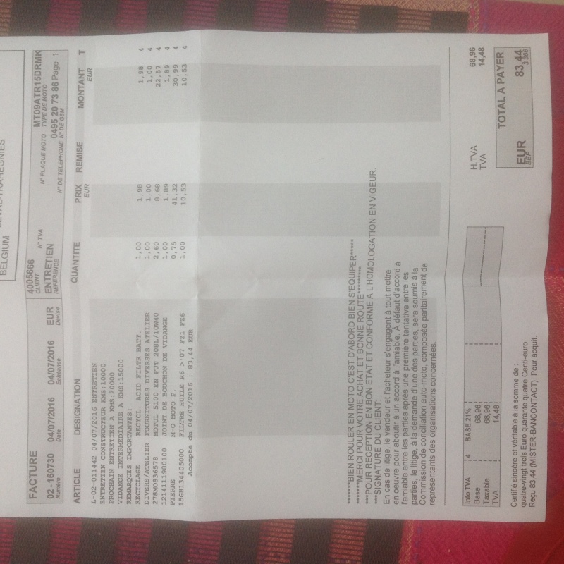 Tarif Révision 10 000 km MT09 Tracer - Page 5 Image22