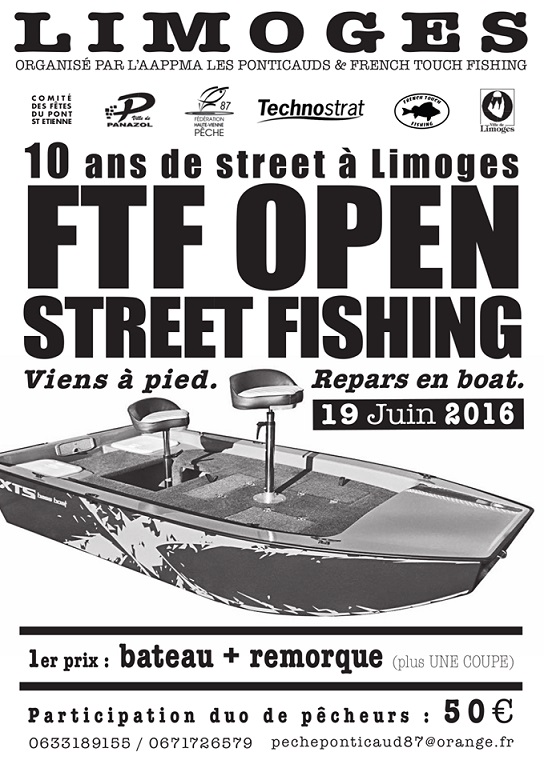 10ème open street fishing 2016 à limoges Street10