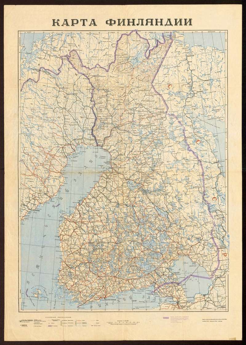 Карта Фінляндії 1939 р. Finlan10