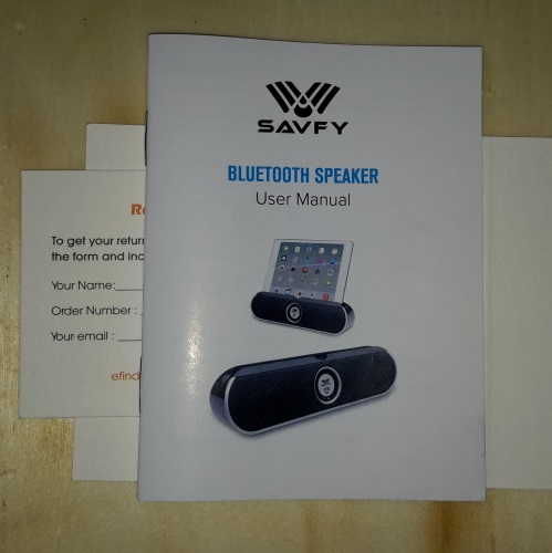 SAVFY Tragbarer Bluetooth 4.0 Lautsprecher 610