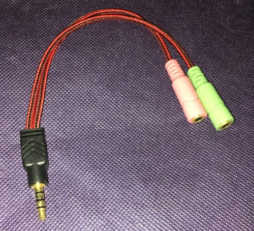 AOSO 3.5mm Audio Klinke 2 auf 1 Y Kabel Adapte11