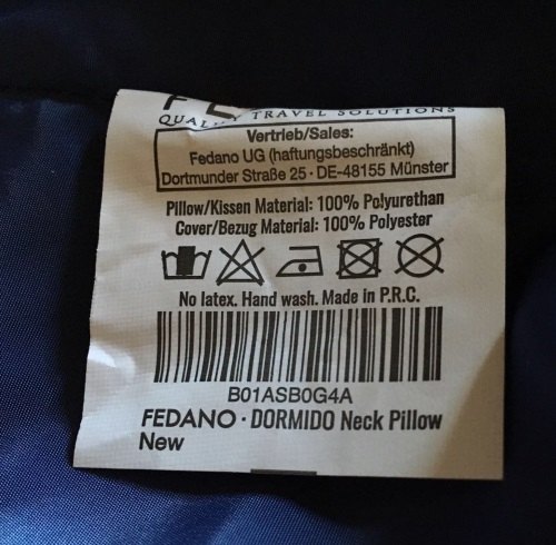 Nackenkissen & Nackenhörnchen DORMIDO von Fedano® Produk14