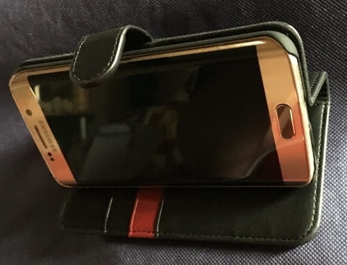 TUCCH - Samsung Galaxy S6 Edge Hülle Standf13