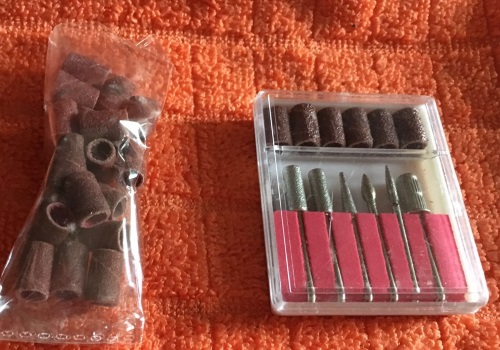 Sunjas Nagelfräser Aufsätze 30 + 6 Teil Bit Set Zusytz10