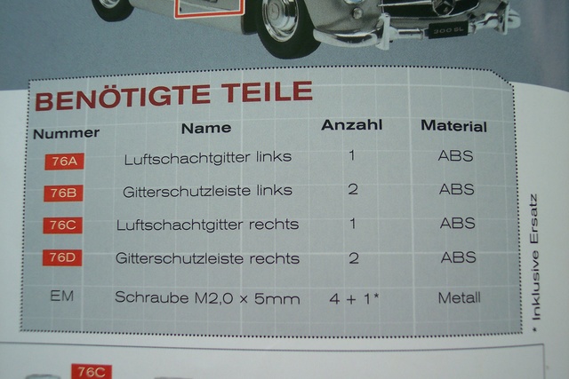 Mercedes Benz 300 SL, Eaglemoss M 1:8 - FERTIG - Seite 6 100_2663