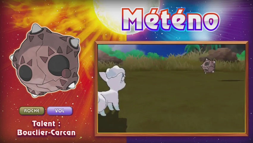 Pokémon Soleil & Lune : Formes alola, nouvelles fonctionnalités, nouveaux pokémon !  Meteno10
