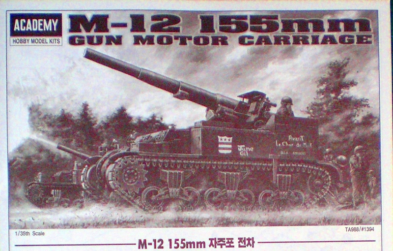 Fertig - 1/35er M 12, 155mm, acadamy, oluengen359 00130