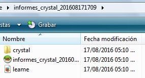 Cargar un informe Crystal desde un archivo. Screen19