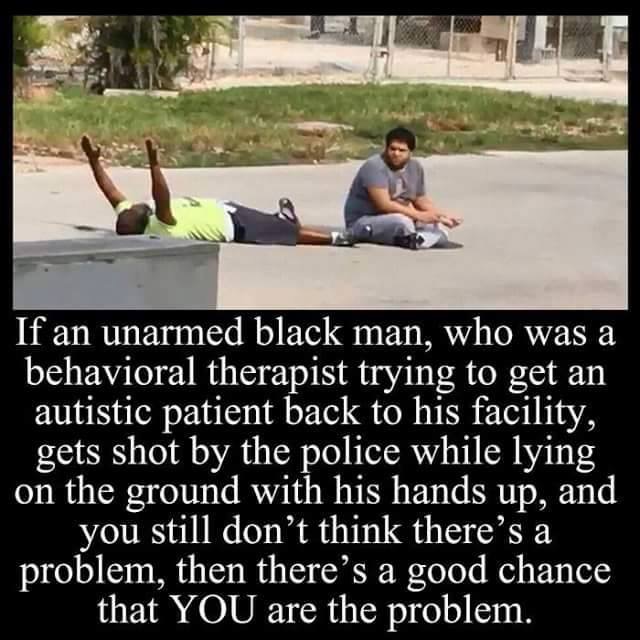 Don't Shoot Officer - I'm His Behavior Therapist; says the black man with his hands up Image148