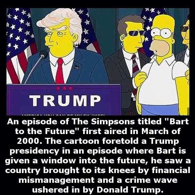 What if 'The Simpsons' are right about Donald Trump....? Image193