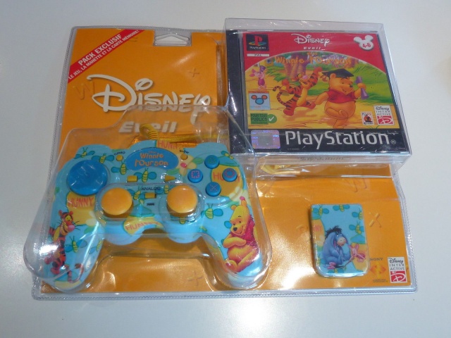 Recherche Pack Playstation 1 sous blister rigide Disney Winnie10