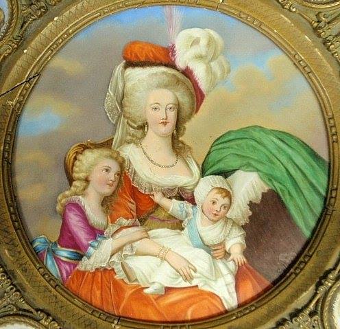 Déclinaisons faites d'après le portrait de Marie Antoinette et ses enfants de Vigée Lebrun Zmac11