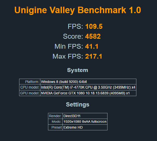 Benchmark Ungine Valley Sans_t10