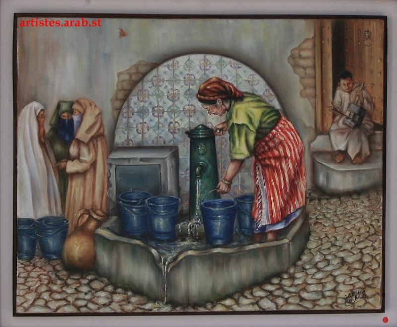 لوحات فنية بانامل مغربية  29076910