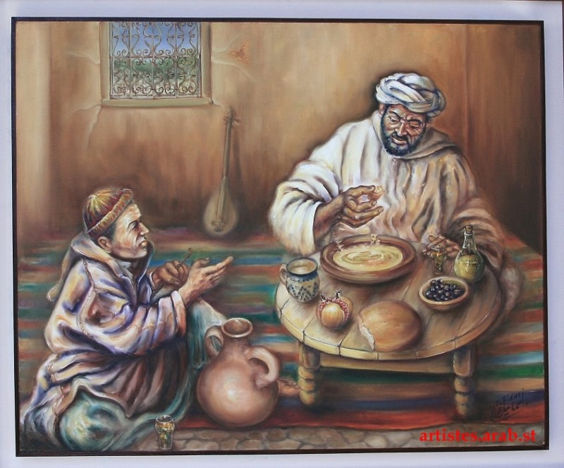 لوحات فنية بانامل مغربية  29090610