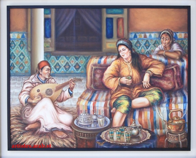 لوحات فنية بانامل مغربية  29090810
