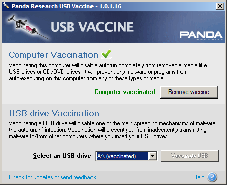  برنامج Panda USB Vaccine لحماية الكمبيوتر والفلاش ميموري من الفييروسات   Oo_spy10