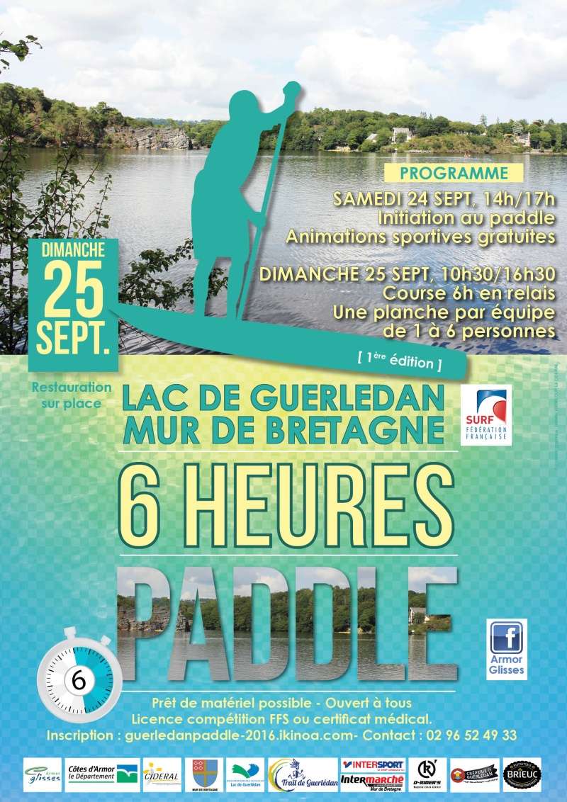1ère édition des 6 heures du Lac de Guerlédan, le dimanche 25 septembre 2016 Affich10