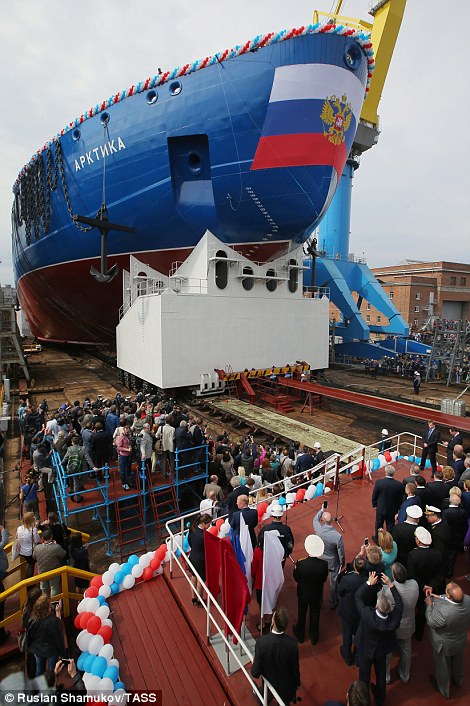 Russia debuts the largest ever nuclear icebreaker 357c9a12