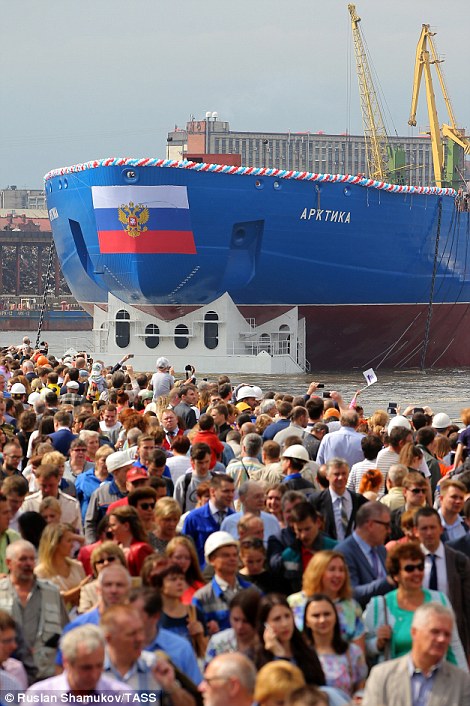 Russia debuts the largest ever nuclear icebreaker 357c9a13