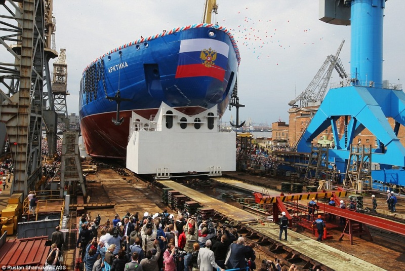Russia debuts the largest ever nuclear icebreaker 357c9a14