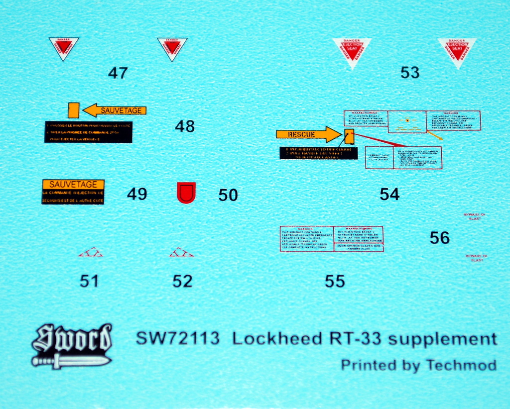 Sword SW72113 Lockheed RT-33 1/72 Dsc_0018