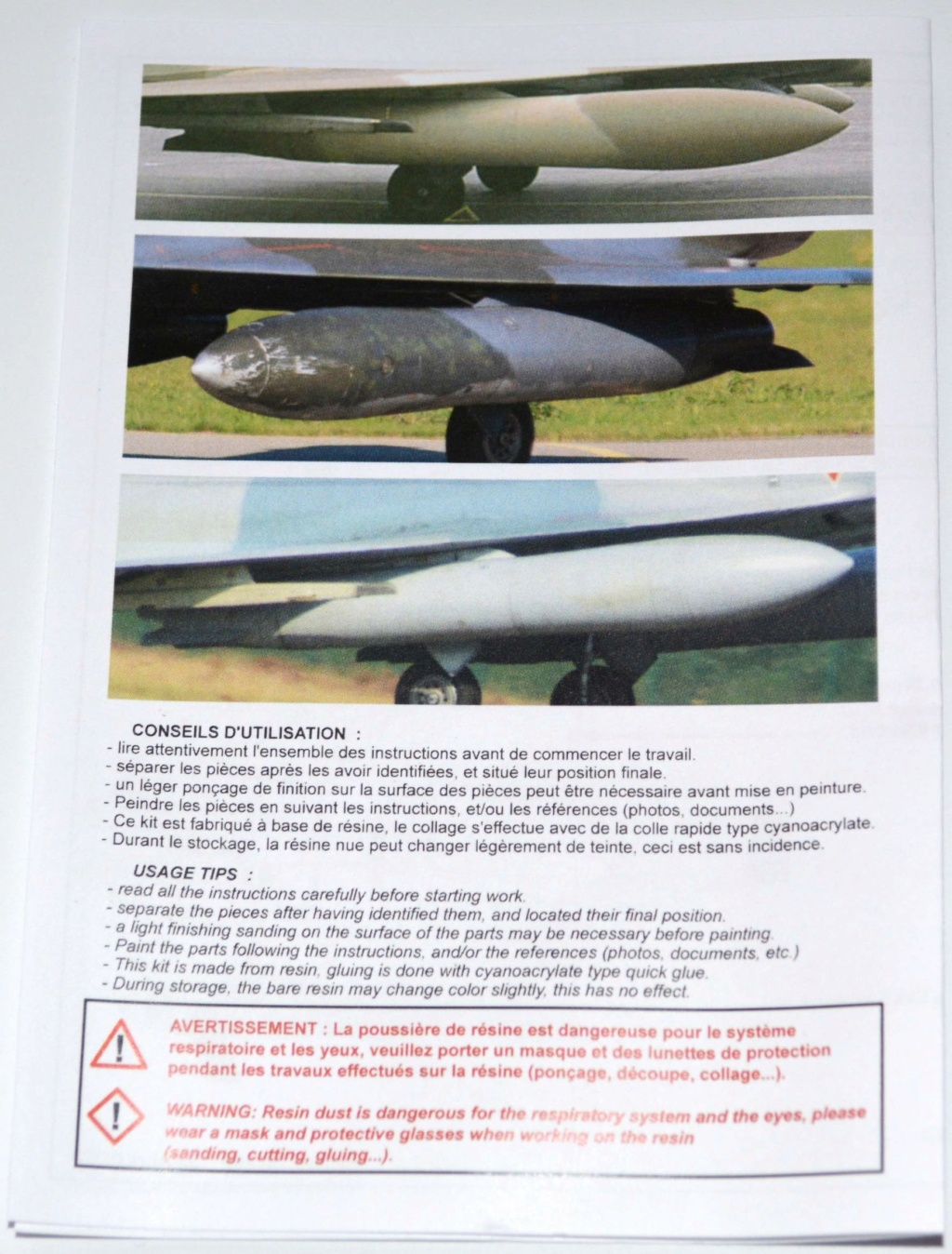 Syhart accessories A002 2x réservoirs 2000L pour Mirage 2000 Dsc_1137