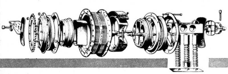 Moyeu frein + suspension intégrés ..... en 1950 Moyeu_12