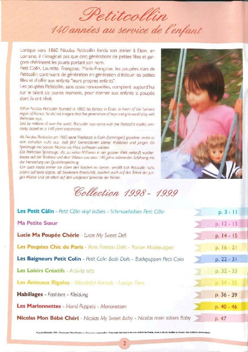 Catalogue Petitcollin 1998 1999 217