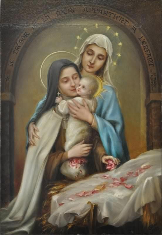  Image Ste Thérèse de Lisieux pénétrant dans la Maison de Nazareth Img_3613