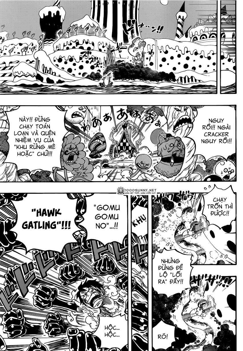 One Piece Chapter 837: Luffy vs Chỉ huy Cracker!!! 1313