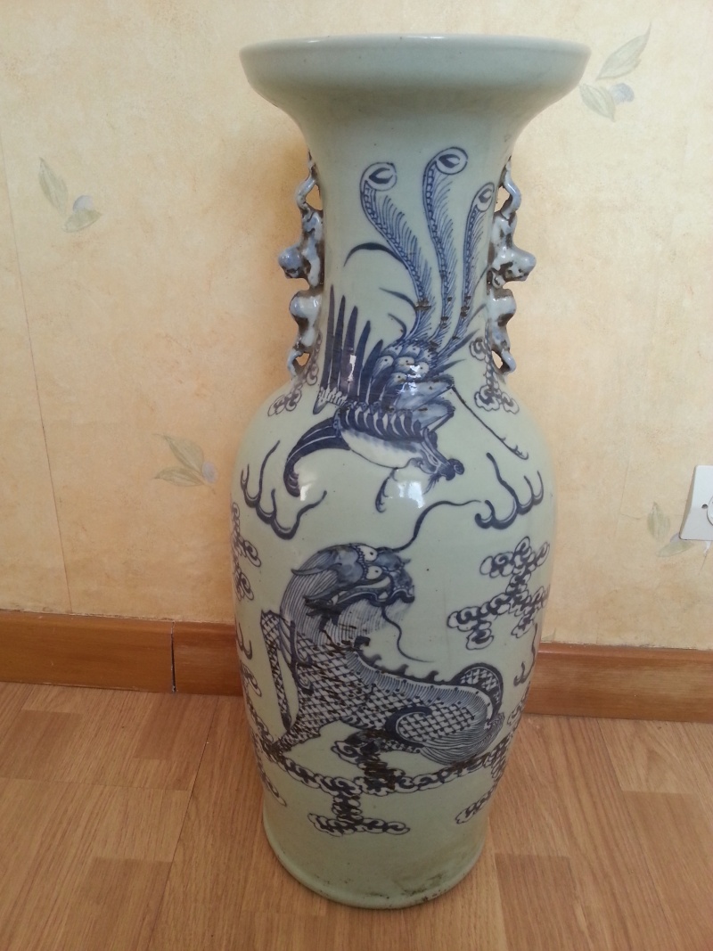 Belle paire de vases en céramique asiatique 20160615